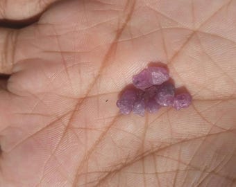 Rough UV Reactive Rubies (lot of 8)
