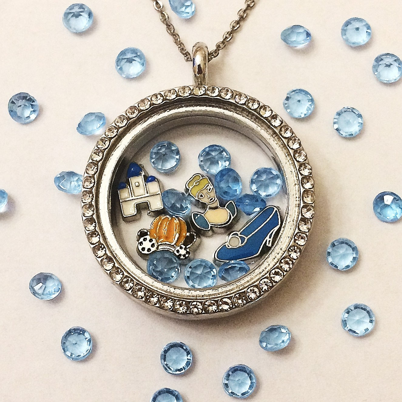 Disney Inspired Princess Cinderella LocketCreatively Crafted