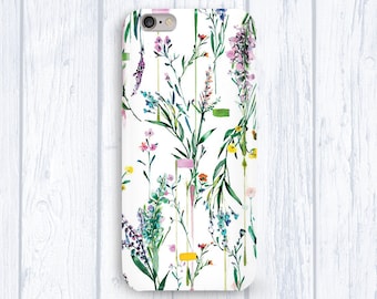 Iphone 6 Case Spring Flowers Iphone 5 Case Floral Iphone Case Iphone 6s Case Protective Case Iphone 7 Floral Case Full Wrap Case Iphone 6+