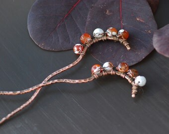 Set of 2 pieces Copper Hair Pins Hair Stick Hair Pin Hair Fork Copper Wire Wrap Hair Hair Bun Holder Bun Pin Metal Hair Pin Hair Jewelry