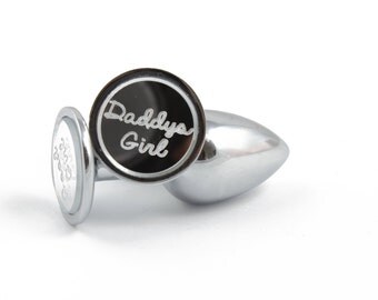 Custom DDLG daddy's girl butt plug - custom engraved BDSM abdl anal sex toy - MATURE