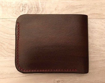 Bi-Fold Leather Wallet handmade to order