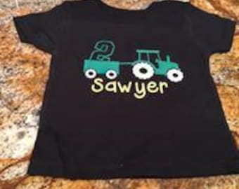 Tractor Birthday Shirt