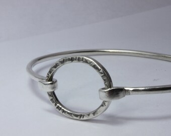 Silver Bangle / Silver Bracelet / Sterling Silver Bangle Bracelet
