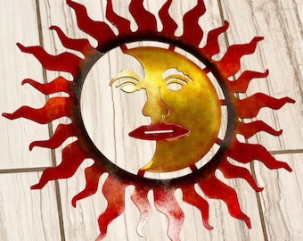 Metal Sun, Laser cut Metal Sun, Laser cut wall art, wall art, Wall decor, metal sun wall art, Metal sun wall decor, Sunshine wall decor, sun