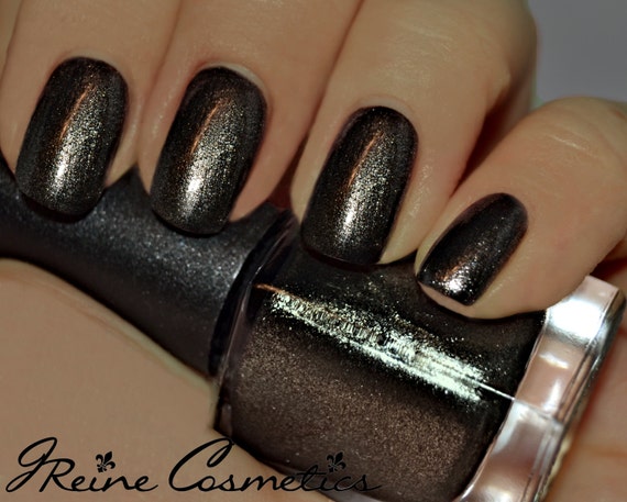 Gunpowder & Lead Black Metallic Nail Polish