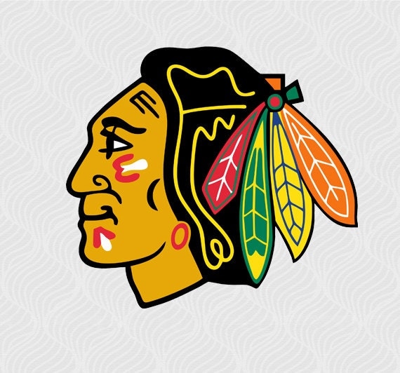 Chicago Blackhawks Logo SVG DXF EPS Cut Vector by SVGartstudio