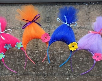 Troll Hair headbands