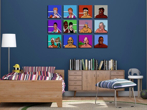 Nintendo Wall Art unique 80s throwback mike tysons punch out nintendo wall art Nintendo Wall Art unique 80s throwback mike tysons punch out nintendo wall art