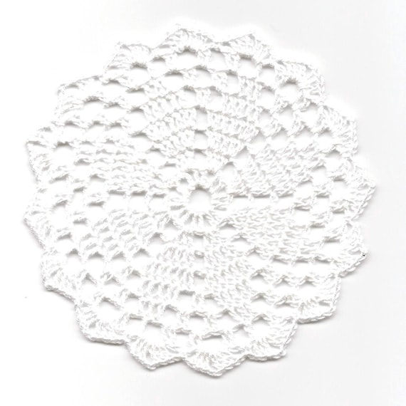 Mini Crochet Doily Lace Doilies Table decoration Crocheted Doily Centerpiece Handmade Wedding Doily Napkin Bohemian Deco