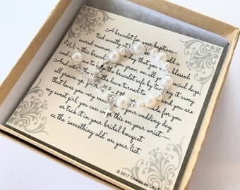 Baptism to Wedding Bracelet - Baby to Adult - Keepsake Gift - Baptism Bracelet - Christening Bracelet - Baby Shower Gift - Baby Bracelet