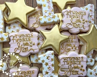 Twinkle Twinkle little star first birthday - 1 dozen