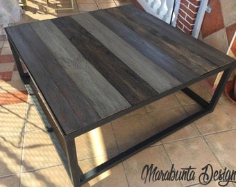 Industrial coffee table