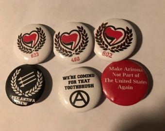Phoenix Antifa Button Pack
