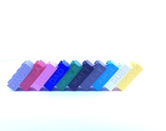 Custom Engraved Lego® Bricks - Choose your name - Business - Personal