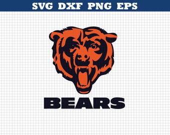 Chicago bears,Football Svg files,Chicago Svg,Bears Svg files,Chicago bears Png,Football Svg Cricut,Silhouette svg,Bears sports emblem