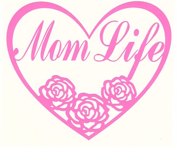 Download Mom Life car or cup vinyl decal