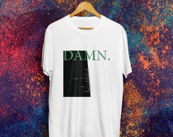 Kendrick Lamar DAMN. T shirt Kendrick Lamar Shirt Kendrick Lamar Hoodie Humble Tshirt Kendrick Lamar Merch Kendrick Lamar Humble T shirt