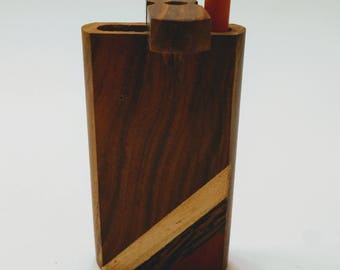 Wood Dugout 4" / Hitter Box with Bat