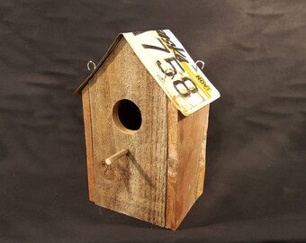 Bird House - License Plate Birdhouse