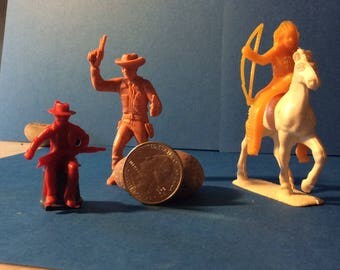 Sale 1950's wild Wild West figures