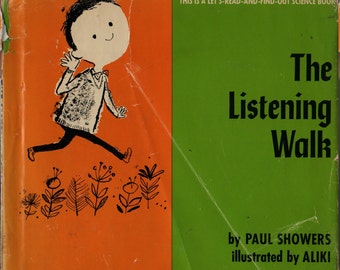 The Listening Walk - Paul Showers - Aliki - 1961 - Vintage Kids Book