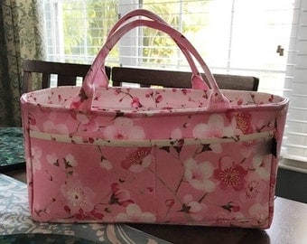Scrapbook Caddy Storage Organizer | Storage Bin | Sakura Oriental Japanese