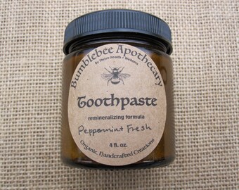 Organic Remineralizing Toothpaste