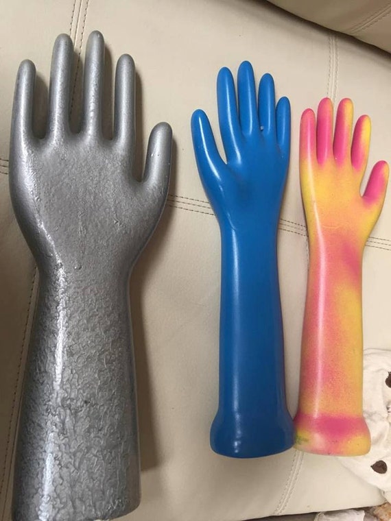 painted Porcelain Glove Molds