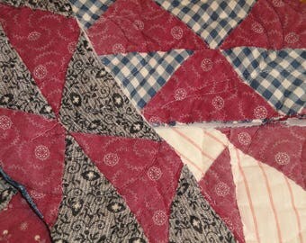 Antique Quilt Pieces | Vintage Quilt Pieces | Old Cutter Quilt Pieces | 4 Cutter Quilt Pieces