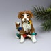 Nova Scotia Duck Tolling Retriever Christmas Ornament Figurine Lights Porcelain