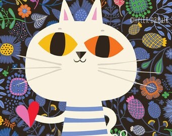Make Something. - limited edition giclee print of an original illustration (8 x 10 in)
