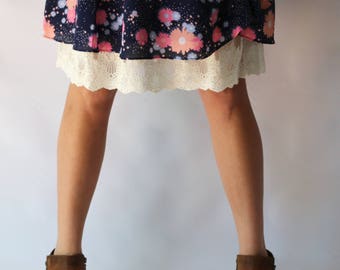 H5- HALF SLIP Lace Slip Extender, *STYLE 5* Sizes S-3XL, 3 Colors