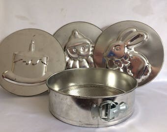 Springform Cake Pan with Interchangable Imprints