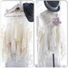 Stevie Nicks Gypsy Tunic, Free People, Spell N Gypsy Creme Holiday Wrap, Creme Lace Tunic Top Romantic Boho, Gypsy Soul, True Rebel Clothing