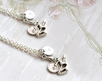 Witch necklace Best friend necklace set of 2, 3 Witch Necklace Friendship jewelry Personalized Bridesmaid jewelry Best Friend gifts set 2, 3
