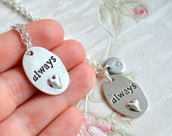 Always necklace Harry Potter inspired necklace Snape necklace Best friend gift set of 2, 3 Personalized Best Friend necklace set of 2, 3