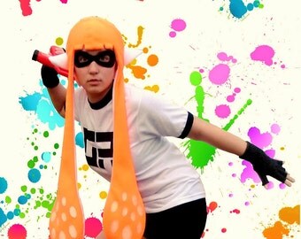 Splatoon Hat, Squid inkling, Splatoon Cosplay Hat, Comic Con, Trending gifts for girls, Gifts under 40, Gifts for her