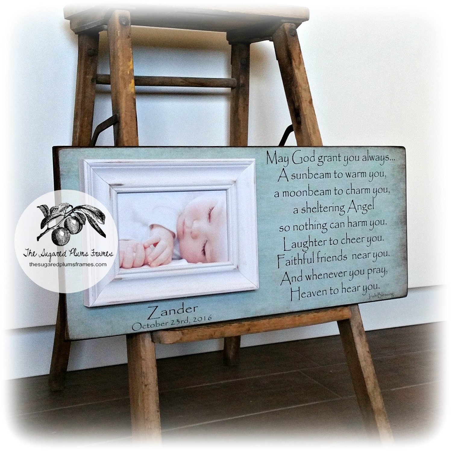 Picture Frame Irish Blessing Frame Personalized Picture