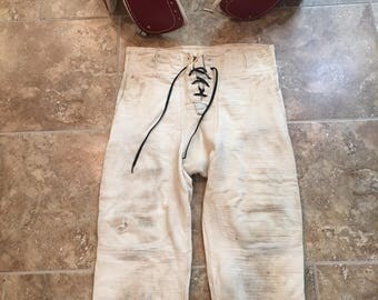 Vintage Football Shoulder Pads and Football Pants