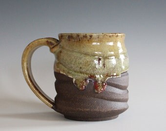 Ceramic Mug, 12 oz, handmade ceramic cup, handthrown mug, ceramic stoneware, pottery mug, unique coffee mug, ceramics and pottery