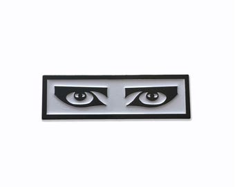 Goth Eyes Enamel Pin - 1.5"