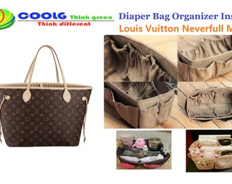 Diaper Bag Organizer insert For LV Neverfull GM 30x17cm / Faux