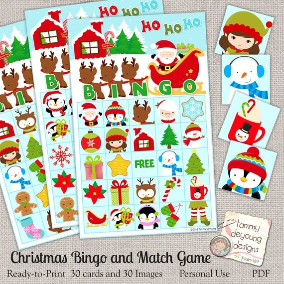 Christmas Bingo Game Printable Holiday Bingo Cards North Christmas Bingo Game Printable Holiday Bingo Cards North
