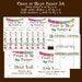 April Showers Bunco Score Sheet