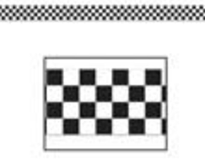 Black & White Checked Plastic Race Car Flag Look - 50 foot roll