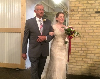 Custom Wedding Veil Cathedral, Ivory Cathedral Veil, Wedding Veil Ivory, Bridal illusion Veil, Marti & Co