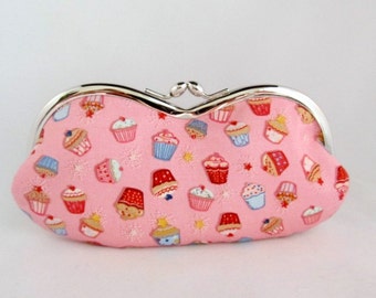 Eyeglass Case - Eye Glass Case - Sunglasses Case - Cute Glasses Case - Sunglass Case - Glasses Case Kiss Lock