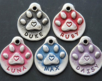 Dog Tag Pet Tags Pet ID Tags Small Dog Tags Personalized Dog ID Tags Pet Tag Puppy Name Tag Dog Collar Tag
