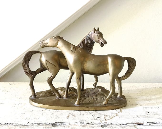 Vintage Brass Horse